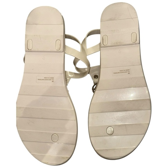 Antonio Melani Thong Jelly Sandals – Size 9 – Ivory Jellycore Chic - Picture 4 of 9